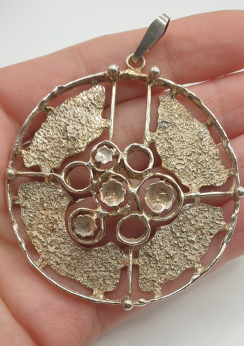 Großer anhänger silber - großer,