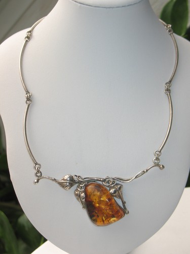 Jugendstil silber kette - jugendstil,