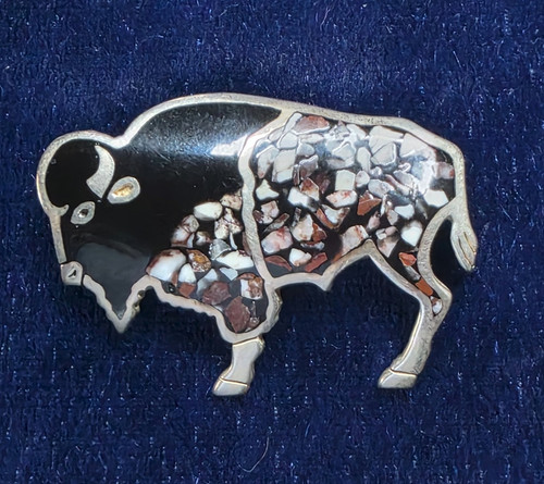 Großer bison büffel - bison,