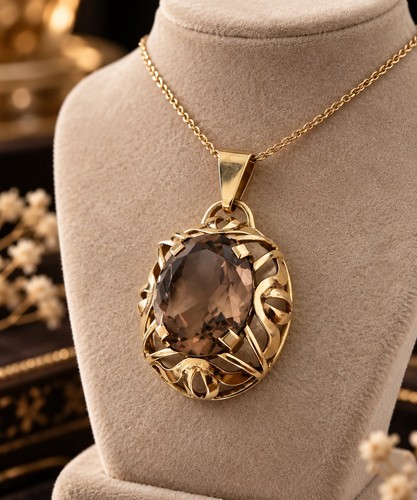 Großer vintage anhänger mit - vintage,