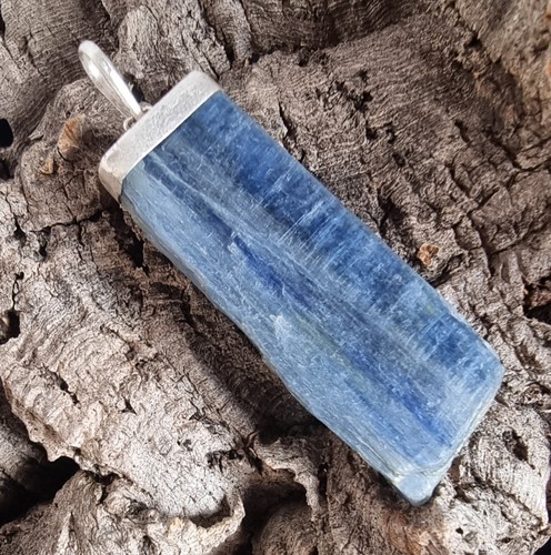 Kyanit blau anhänger 925 - xl,