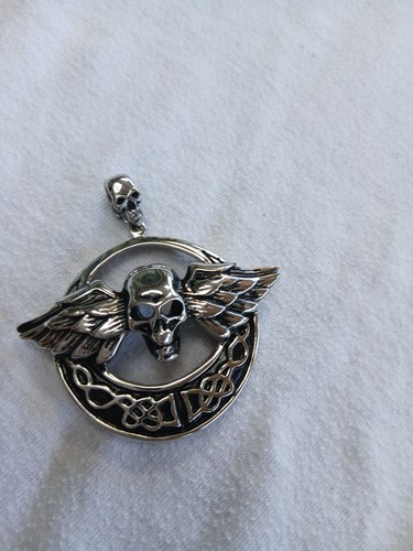 Edelstahl anhäger totenkopf - anhäger,