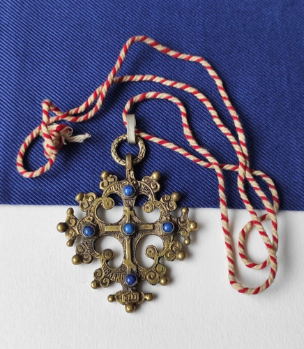 Großer alter kreuz anhänger - großer,