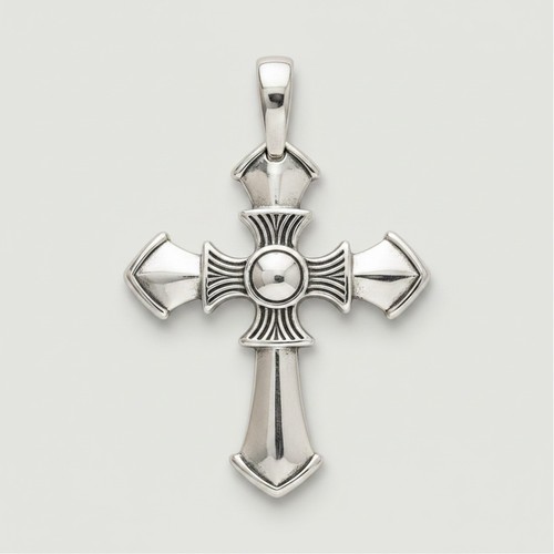 Großer 925 silber kreuz - silber,