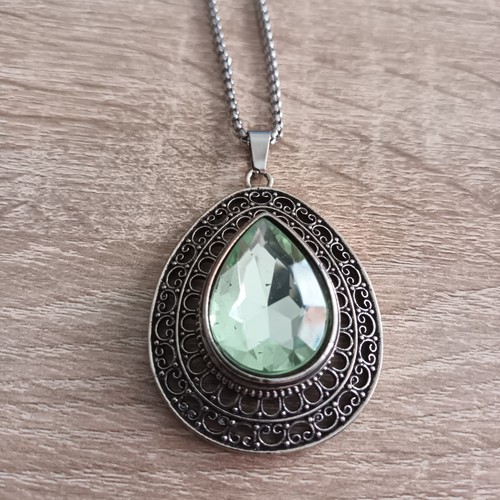 Grosser peridotanhänger - grosser,