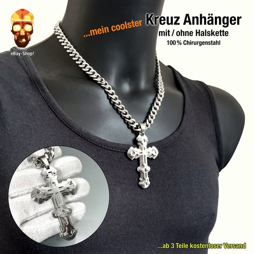 Kreuz herren anhänger - groß,