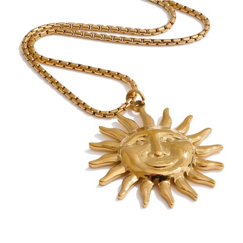Goldene edelstahl sonnen - goldene,
